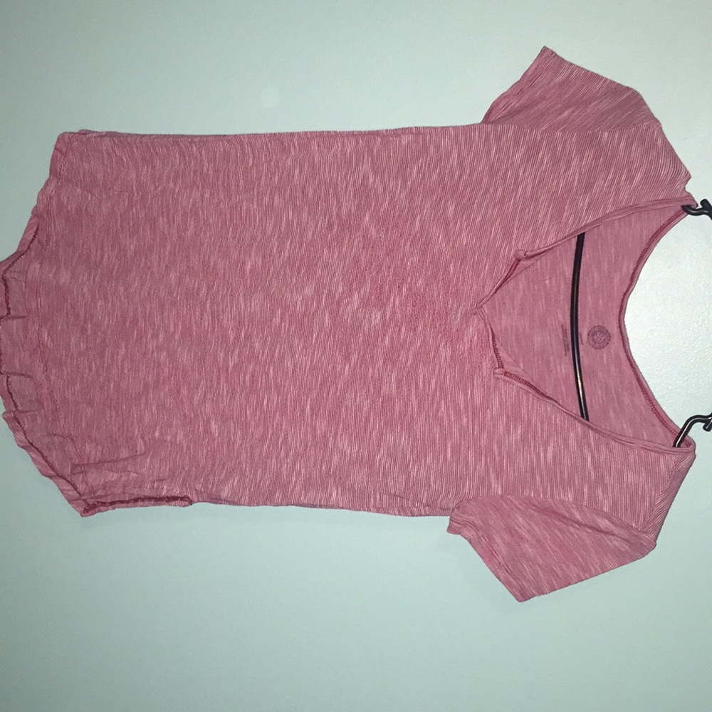 Stripped pink and white shirt